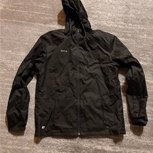 Black Men's Windbreaker Jacket